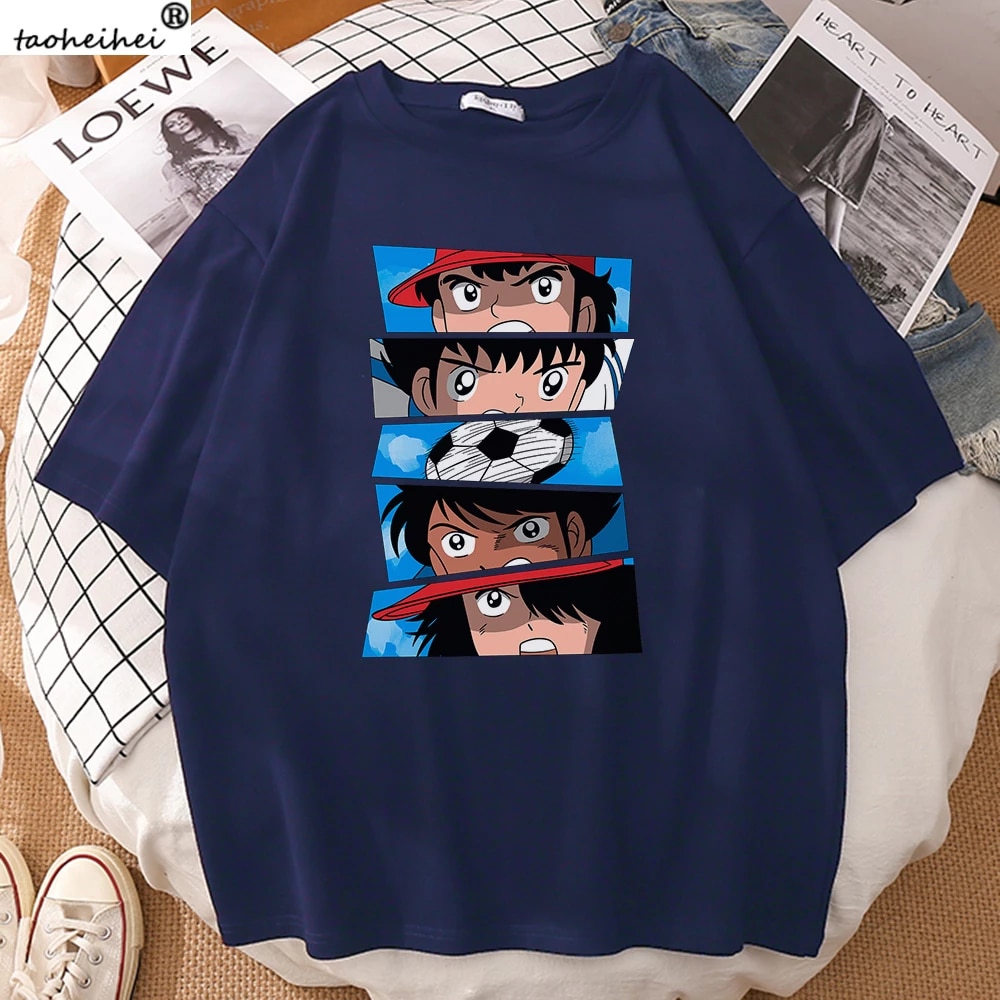 Captain Tsubasa Kids Clothes T Shirt Captain Tsubasa Le Petit Footballer Japanese Anime Artwork Shirts Tee Harajuku Streetwear|T-Shirts| - AliExpress