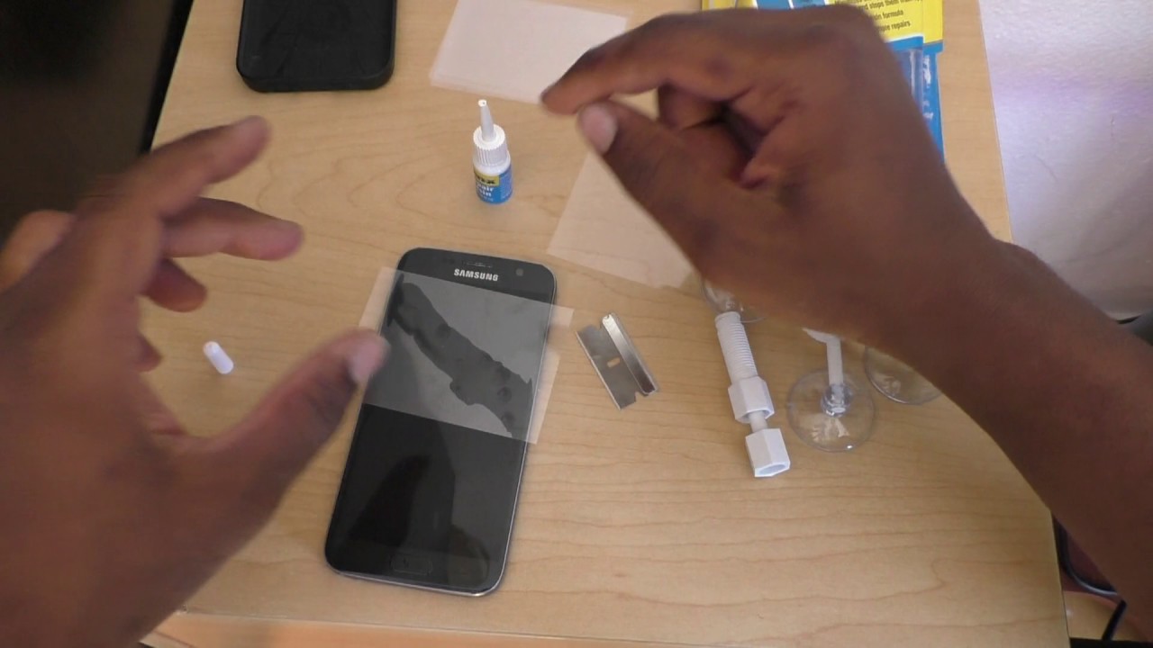 Repair cracked cell phone screen for $10? - YouTube