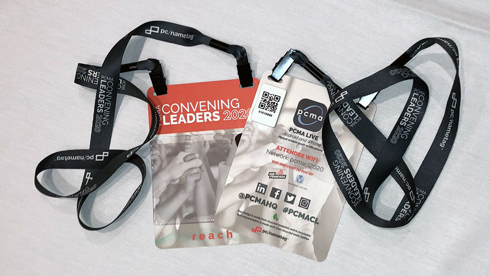 PCMA Commits to Sustainability with Eco-Friendly Badges, Lanyards